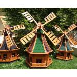 Deko-Windräder aus Holz Solar 