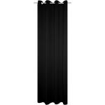 Ösenschal Thermo-Verdunkelungsvorhang schwarz 135x245 cm