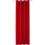 Rote Unifarbene Moderne Schlaufenschals & Ösenschals aus Baumwolle blickdicht 