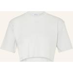 Kurzärmelige Off-White T-Shirts aus Baumwolle für Damen Größe S 