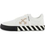 Sandfarbene Streetwear Off-White Low Sneaker aus Canvas für Herren Größe 41 für den für den Sommer 
