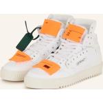 Weiße Off-White High Top Sneaker & Sneaker Boots aus Leder für Damen Größe 40 