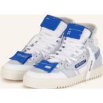 Hellblaue Off-White High Top Sneaker & Sneaker Boots aus Leder für Herren Größe 40 
