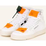 Weiße Off-White High Top Sneaker & Sneaker Boots aus Leder für Herren Größe 40 