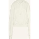 Reduzierte Cremefarbene Off-White Damenhoodies & Damenkapuzenpullover aus Baumwolle mit Kapuze Größe S 