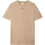 Reduzierte Grüne Kurzärmelige Off-White T-Shirts aus Baumwolle für Herren Größe L 
