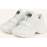 Reduzierte Weiße Off-White Low Sneaker aus Glattleder für Damen Größe 40 