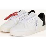 Weiße Off-White Low Sneaker aus Leder für Damen Größe 39 