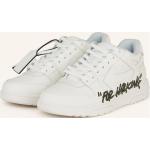 Weiße Off-White Low Sneaker aus Glattleder für Herren Größe 47 