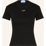 Schwarze Off-White T-Shirts aus Baumwolle für Damen Größe S 