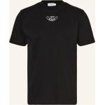 Schwarze Off-White T-Shirts aus Baumwolle für Herren Übergrößen 
