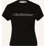 Reduzierte Schwarze Off-White T-Shirts aus Baumwolle für Damen Größe M 
