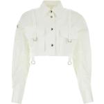 Reduzierte Weiße Off-White Businesskleidung aus Popeline für Damen Größe XS 