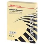 Cremefarbenes Office Depot Laserpapier DIN A4, 160g, 250 Blatt aus Papier 