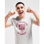Official Team West Ham United FC Claret And Blue Army T-Shirt - Herren, Grey