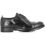 Schwarze Business OFFICINE CREATIVE ITALIA Derby Schuhe mit Schnürsenkel aus Leder Gefüttert für Herren Größe 42,5 für den für den Winter 