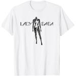 Weiße Lady Gaga T-Shirts für Herren Größe S 