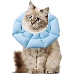 Reduzierte Hellblaue Gepunktete Halskrausen für Katzen aus Stoff 