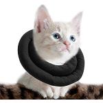 Reduzierte Schwarze Gepunktete Halskrausen für Katzen 