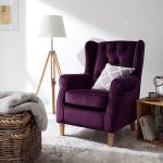 Violette Maison Belfort Luro Ohrensessel aus Textil Breite 50-100cm, Höhe 100-150cm, Tiefe 50-100cm 
