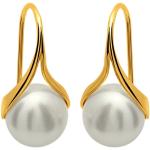 Goldene UNIQUE Ohrhänger aus vergoldet für Damen 