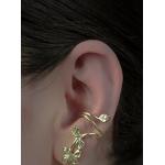 Nickelfreie Silberne Motiv Ear Cuffs & Ohrklemmen vergoldet 