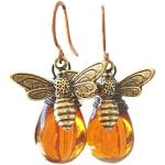 Bunte Sterne Vintage Pferde Ohrringe mit Insekten-Motiv glänzend mit Bergkristall für Damen zur Hochzeit 