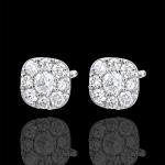 Reduzierte Edenly Lavia Diamant Ohrringe aus Weißgold mit Diamant für Damen 