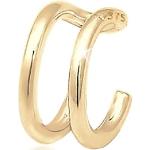 Goldene Elegante Elli Ear Cuffs & Ohrklemmen aus Gold 9 Karat handgemacht für Damen 