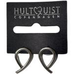 Nickelfreie Silberne Tropfen Ohrringe mit Kopenhagen-Motiv versilbert 