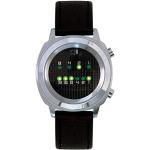 OI THE ONE Herren Digital Quarz Uhr mit Leder Armband Zerone ZE102G1