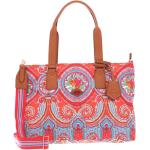 Oilily City Rose Paisley Carry All M Hot Coral