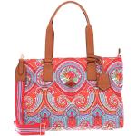 Oilily City Rose Paisley M Carry All Hot Coral