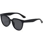 Schwarze Verspiegelte Sonnenbrillen aus Polycarbonat für Damen 