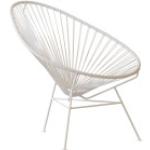 Weiße Moderne Ok Design Acapulco Chair Höhe 50-100cm, Tiefe 50-100cm 