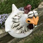Bunte Deko-Vögel für den Garten mit Tiermotiv aus Keramik 