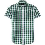 Reduzierte Grüne Karo Oklahoma Hemden mit Kent-Kragen aus Baumwolle für Herren Größe L 