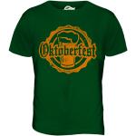 Grüne T-Shirts aus Baumwolle für Herren Größe 4 XL zum Oktoberfest 