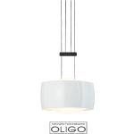 Weiße OLIGO Grace LED-Pendelleuchten höhenverstellbar 