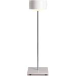 Oligo Grace LED-Tischleuchte-Weiß glänzend; mit Tunable White (2200K - 5000K) A++