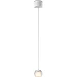 Silberne OLIGO Balino LED-Pendelleuchten matt aus Chrom höhenverstellbar 