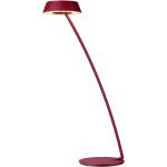 Rote OLIGO Glance LED Tischleuchten & LED Tischlampen aus Metall schwenkbar 
