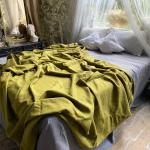 Olivgrüne Allergiker Tagesdecken & Bettüberwürfe 
