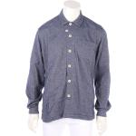 Oliver Spencer shirt Denim Look L denim blue white NEW#4726