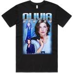 Olivia Benson Homage T-Shirt Top Law and Order Retro Gift Men's Women's 90's Black