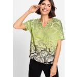 Grüne Olsen Rundhals-Ausschnitt T-Shirts aus Baumwolle für Damen Größe XL für den für den Sommer 