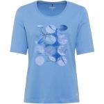 Blaue Olsen T-Shirts aus Baumwolle für Damen Größe L 