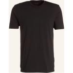 Schwarze OLYMP T-Shirts aus Baumwolle trocknergeeignet für Herren Übergrößen 2-teilig 
