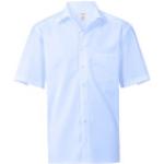 Blaue Kurzärmelige OLYMP Luxor Kentkragen Hemden mit Kent-Kragen für Herren 