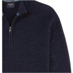 Marineblaue OLYMP Strickpullover aus Baumwolle für Herren Größe XXL für den für den Herbst 